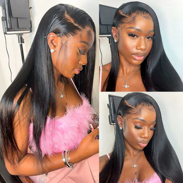 13x4 Satin Straight Wig (180%)