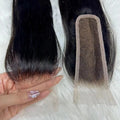 2x6 Satin Straight CLosure