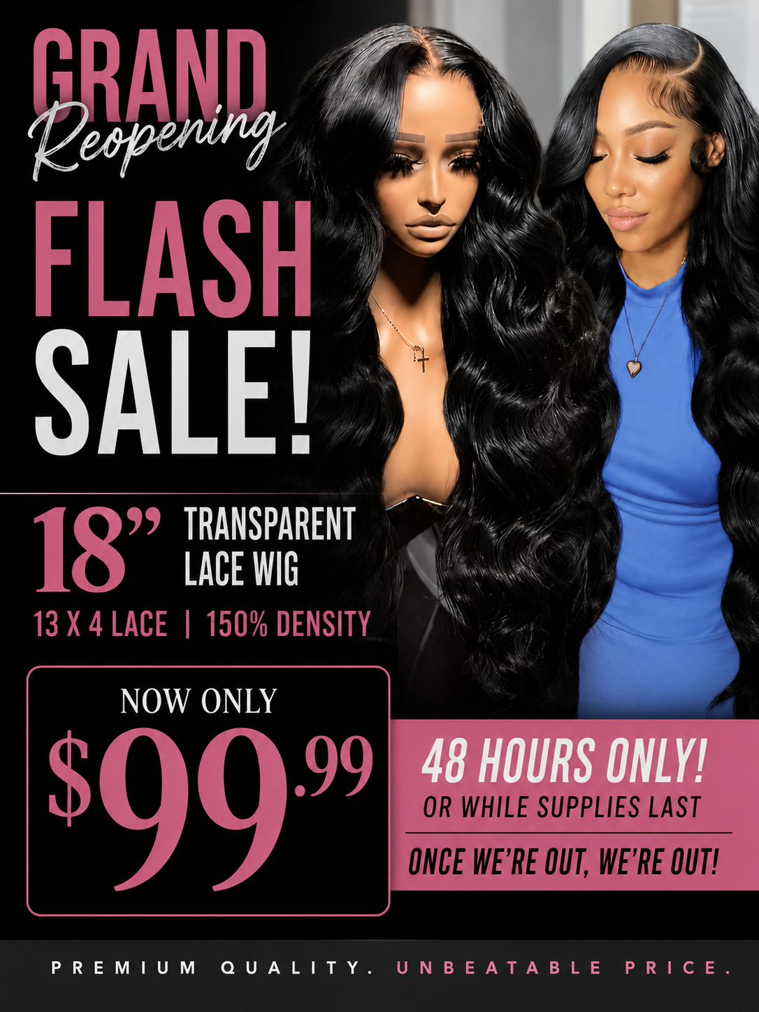 Grand Opening Flash Sale 48 Hours ONLY